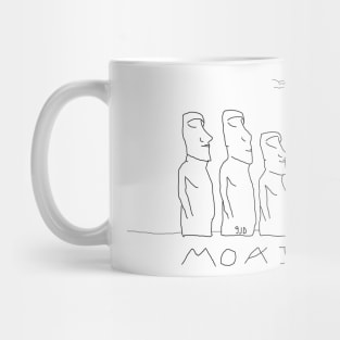 The Moais of Easter Island or Rapa Nui by 9JD Mug